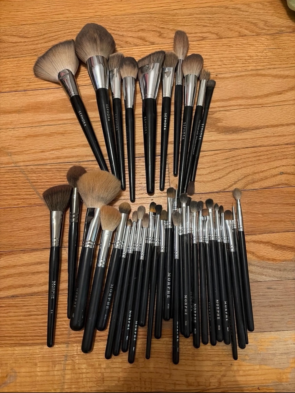 Sephora and Morphe Makeup Brush Set